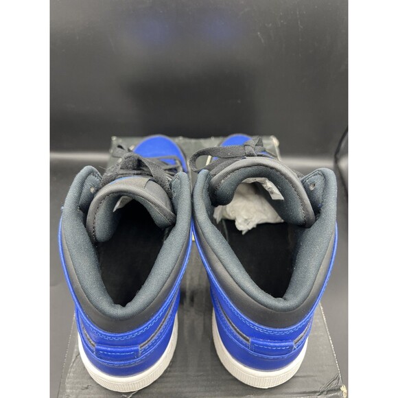 Air Jordan 1 Mid \'Hyper Royal\' GS Size 5.5Y / 7 Women’s (554725-077) OG ALL